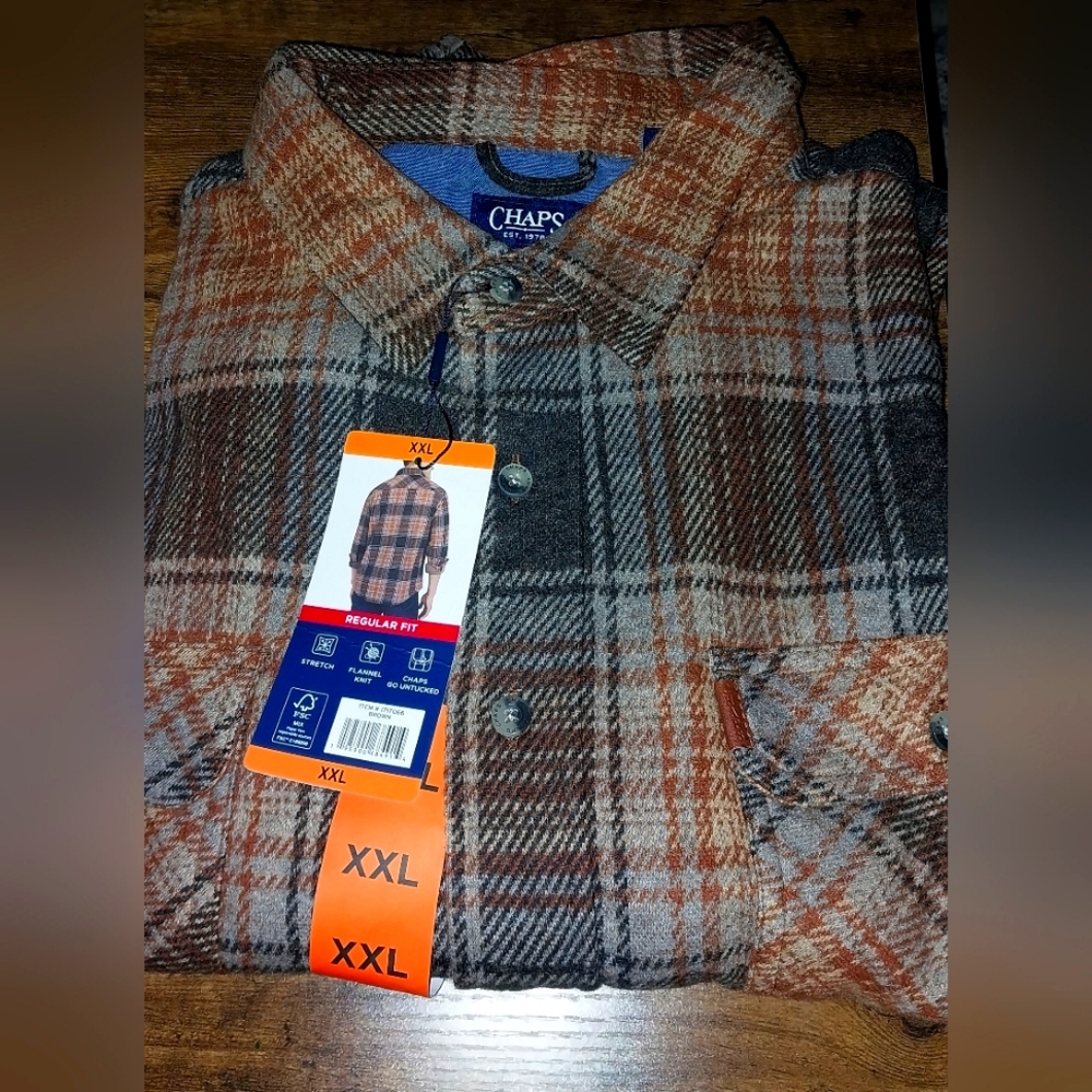 Warm Chaps flannel.